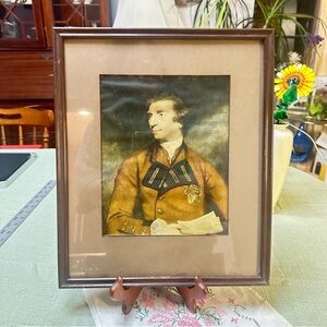 Framed Portrait Print of Jeffery Amherst, 1st Baron Amherst